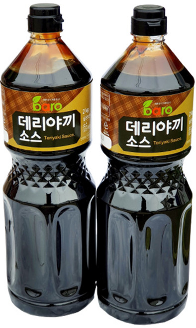 바로 데리야끼소스 2kg 닭꼬치 치킨 장어덮밥 데리야키, 2개