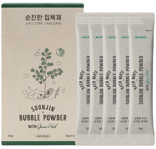 배스메이트 순진한 입욕제, 25g, 5개 - 쿠팡