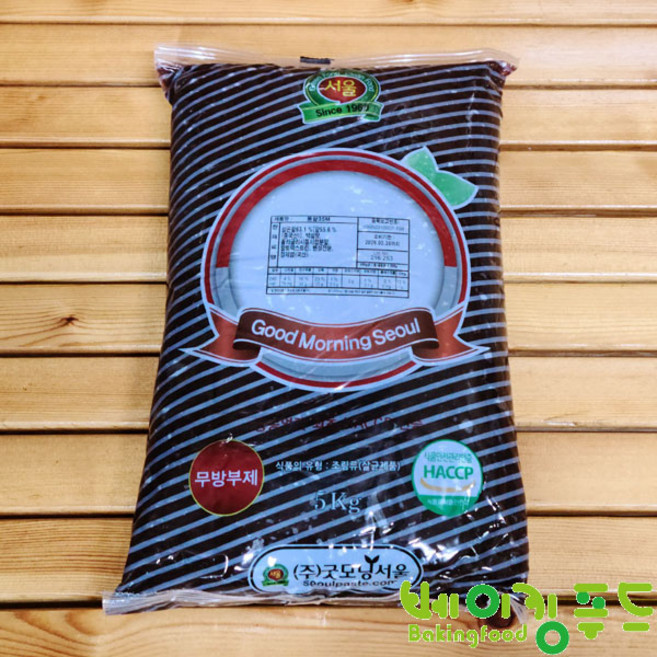 굿모닝서울 통팥앙금35M 5kg (저감), 1개