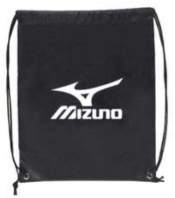 미즈노 신발 주머니 프리미엄 폴리 신발주머니 신발케이스 신발가방 MIZUNO, 블랙, 1개