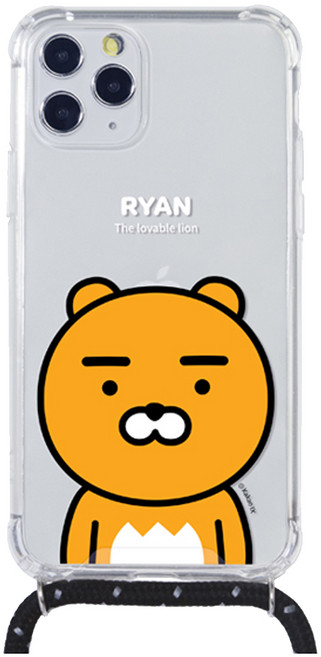 카카오프렌즈 목걸이 클리어범퍼 휴대폰 케이스