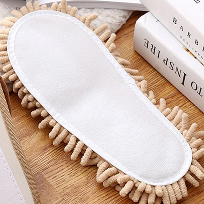 [DND] 강아지 청소 슬리퍼 걸레 청소포 실내화 거실화 걸레 바닥 리필패드 리필용, 청소슬리퍼 리필패드 그레이, 1개