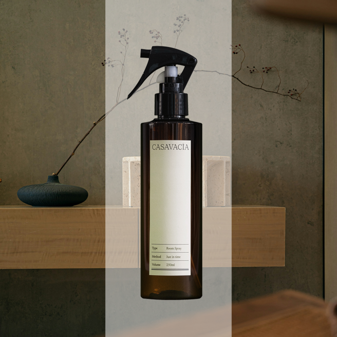 카사바시아 고급 룸스프레이 섬유향수 멀티퍼퓸 필로우미스트, 1개, 250ml, 우드 사틴 무드