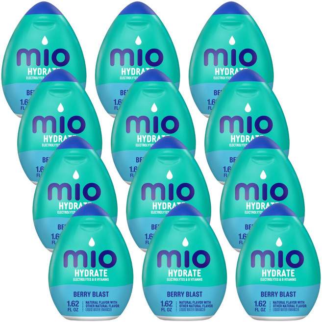 미오 스포츠 액상 물 인핸서 베리 블라스트 1.62온스 b'Mio Fit Berry Blast Liquid Water Enhancer 1.62 Fluid Ounce -- 1, 1개, 48ml, Berry Blast, 47ml, 1개 미오 스포츠 액