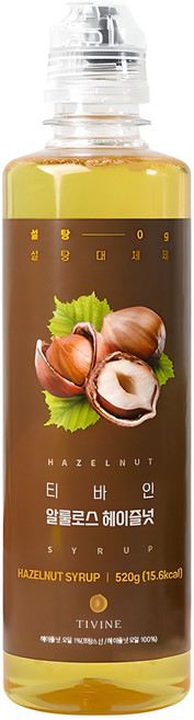 티바인 알룰로스 헤이즐넛, 520g, 1개