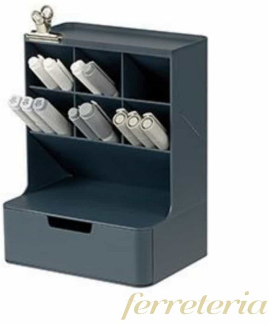 스토리 시스맥스 책상 정리함 오거나이저 화장대정리 책상수납함, 화이트