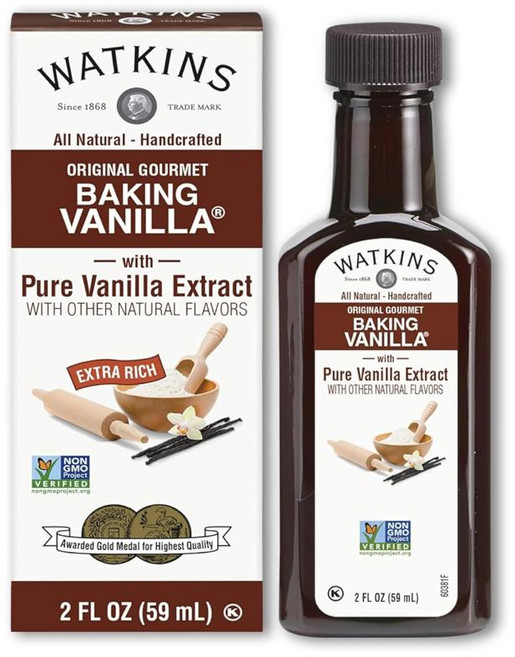 Watkins 와킨스 오리지널 베이킹 바닐라 퓨어 익스트랙트, 1개, 59ml
