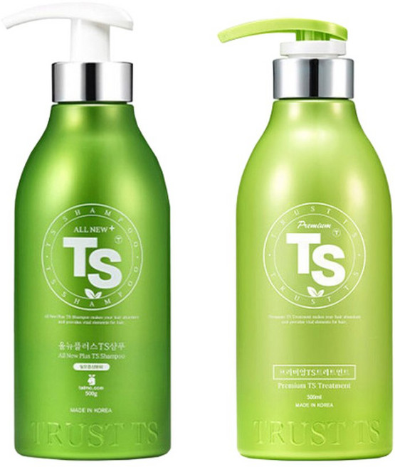 올뉴플러스TS샴푸 500g & 프리미엄TS트리트먼트500ml 티에스 탈모 완화 세트, 1개, 500ml