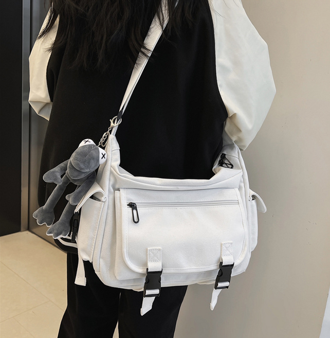 보슈 학생 메신저백 학원 캔버스 크로스백 가방 B1-9