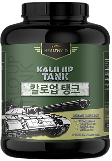 칼로업탱크 4kg 살찌는 게이너 벌크업 단백질보충제 체중증가 헬시오, 1개
