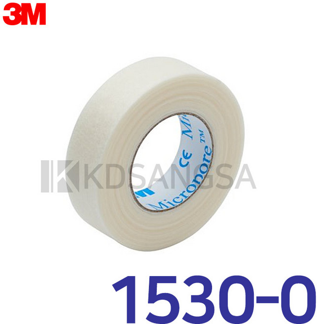 쓰리엠 마이크로포 의료용 종이반창고 1530-0 흰색 24p, 24개입, 1개