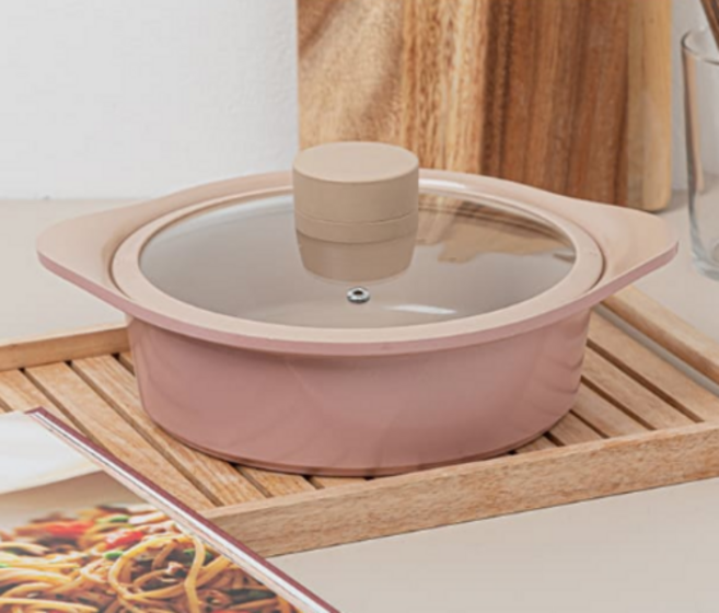 오슬로 인덕션용냄비 통주물 세라믹 오뎅 어묵탕 전골냄비 22cm 피그, 오슬로피그 양수냄비 24cm, 1개, 24cm