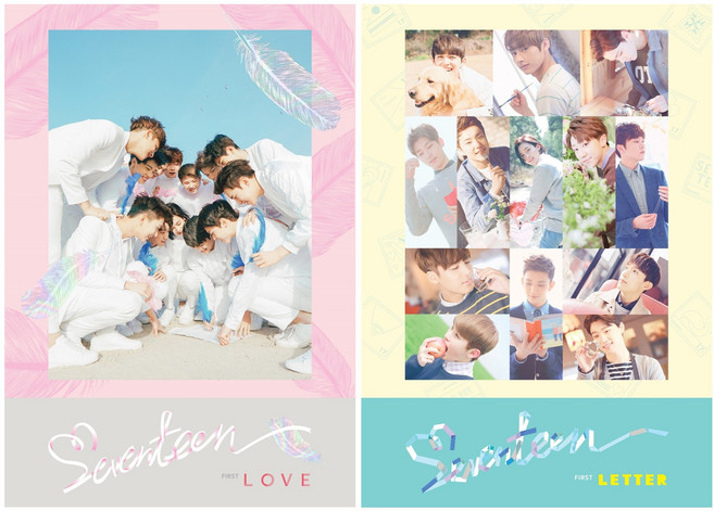 세븐틴 SEVENTEEN - 1집 First Love & Letter 2종 세트[재발매]