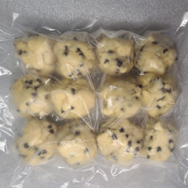 오드볼디저트 초코칩 스콘 냉동 생지 1kg 2kg 5kg 10kg 대용량 카페 업소용 반죽 소분, 60개, 80g