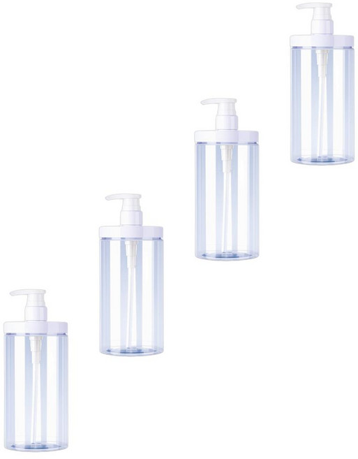 셀링랩 샴푸통공병, 4개, 투명, 1000ml