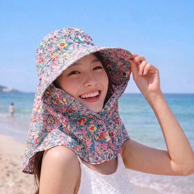 농사모자 햇빛가리개 와이어 썬캡 여름 작업 일 모자