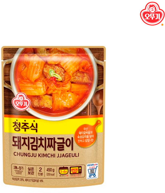 오뚜기 청주식 돼지김치짜글이, 450g, 1개