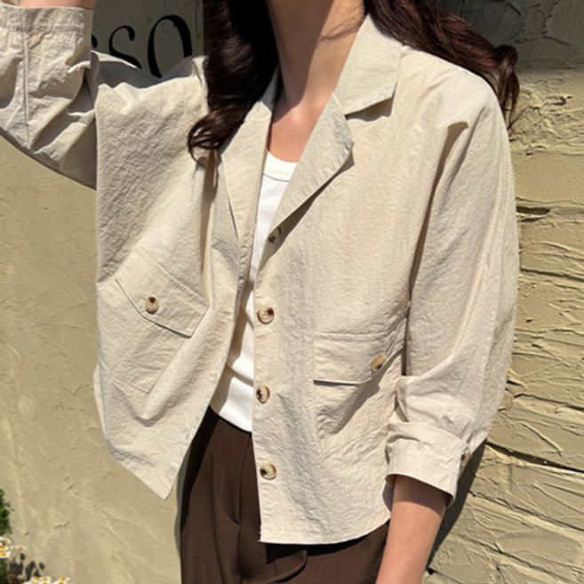 조아맘 플러티 바스락 7부 자켓 445334