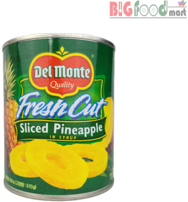 델몬트 후레쉬컷 슬라이스 파인애플, 836g, 1개