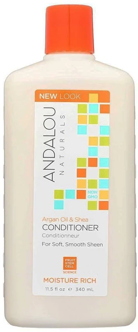Andalou Naturals 모발 관리 컨디셔너 모이스처 리치 매끄러운 윤기 아르간 오일 시어버터 340ml, 11.5 액상 온스, 1개 - 쿠팡