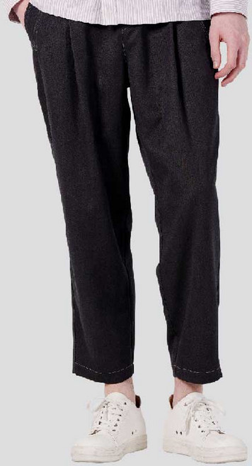 [커스텀어스] 남자 배색스티치 스트레이트핏 밴딩팬츠 CXS25FWPTA02 BRO