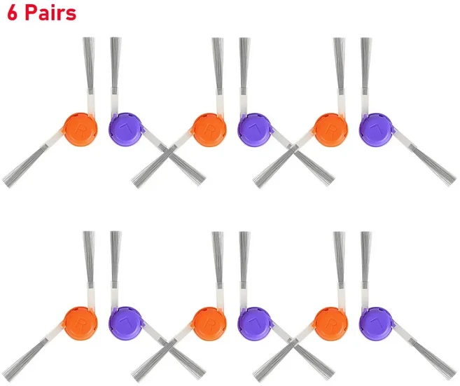 호환 Narwal Flow/Flow Pro/J5/J5X/YJCC020/Freo Z10 진공 부품 교체용 사이드 브러시 엉킴 방지 사이드