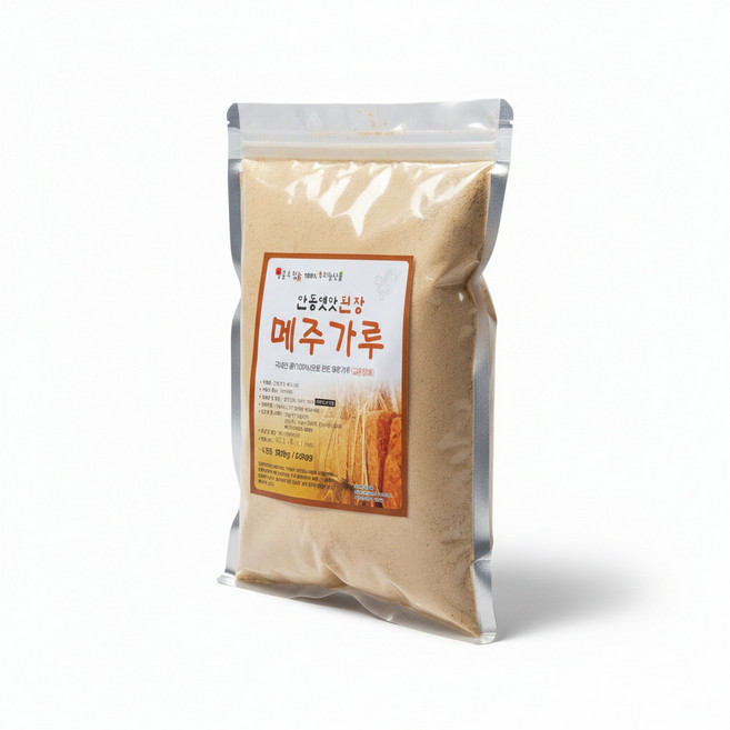 안동옛맛된장/메주/고추장용메주가루 500G 국내산콩 100% 사용, 1개