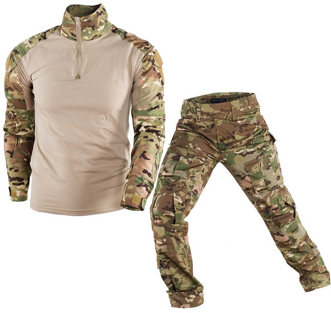 미군군복 프로퍼 밀리터리 미군 군대 전투복 서바이벌 군복 팀전 DD 세트 S, M, CP 카모플라주 세트