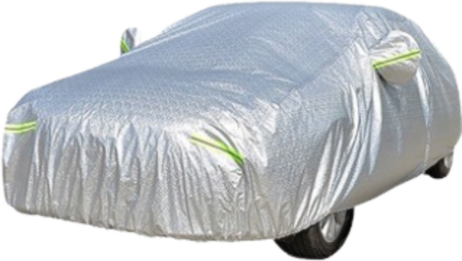 鋁膜汽車罩 防曬 防雨 汽車防塵套, 1個