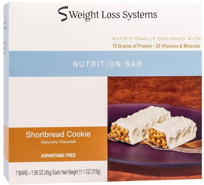 웨이트로스시스템즈 프로틴바 크리스피 쇼트브레드 15g 7개 단백질보충제, 15