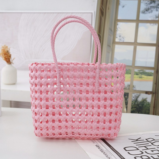 슈비리아 빨대가방 피크닉바구니 라탄백 물놀이가방