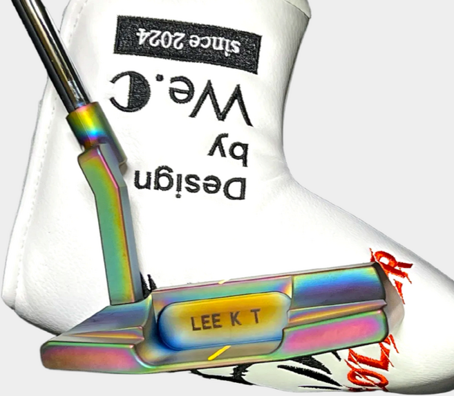 위씨 We.C 프리미엄 라스트 위너 오로라 블레이드 퍼터 LW-B01, 370g, 35인치, 이오믹레드