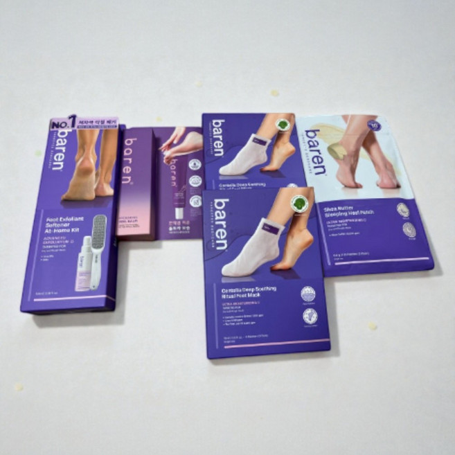 아기발 실속 세트 바렌 발각질지우개 홈세트 + 힐밤 40ml 힐 패치 10개입, 홈세트 + 힐밤 40ml + 힐 패치 10개입