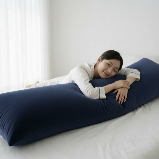 스칸디네이처 특 대형 롱 바디필로우 150cm, 딥네이비