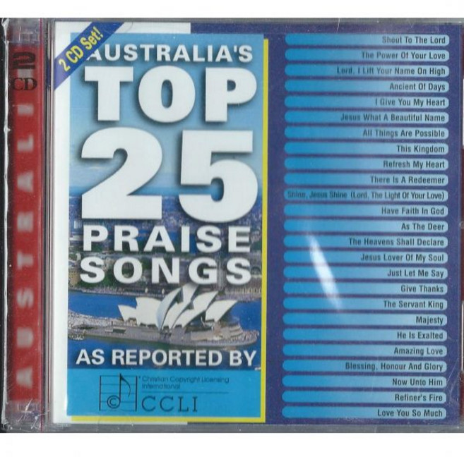 Artist 오디오 CD 앨범 Australias Top 25 Praise Songs 미국 발송, Artist 오디오 CD 앨범 Australias To