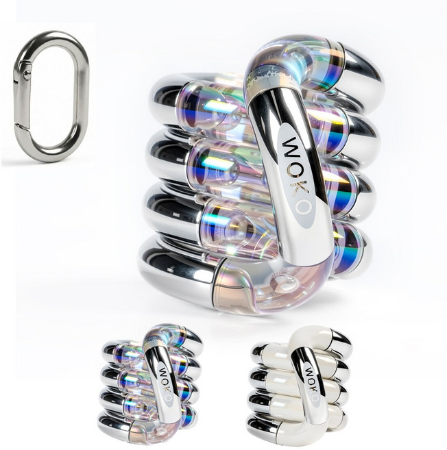 LJL 탱글 스타일 조물조물 피젯 토이 키덜트 피젯 손가락 운동 집중력 향상 스트레스 해소 손장난감, 1개, 크리스탈