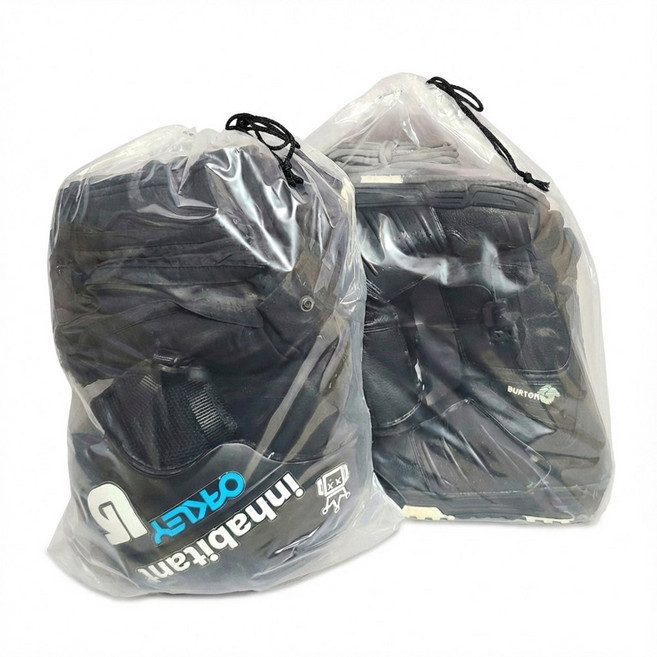 끈조임 투명 이사 비닐봉투 40X50cm 10장, 10개