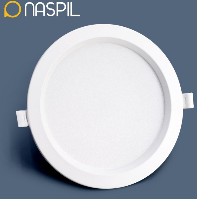 나스필 LED 방습 다운라이트 6인치 15w 플리커프리 욕실 베란다 주방 매입등 매립등, 1개, 주광색(흰빛)