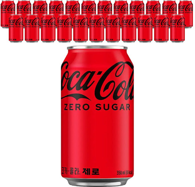 코카콜라 제로 350ML 24캔 rkr1987TE, 1ml, 1개