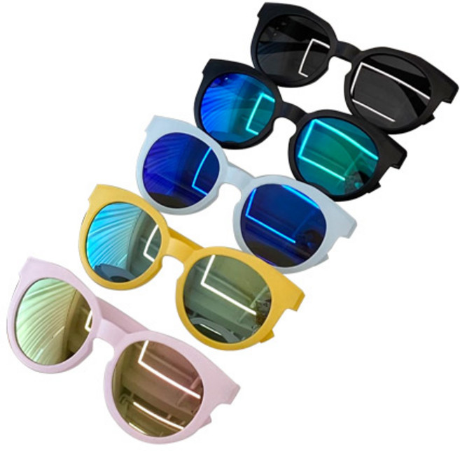 ECLL 유아 선글라스 5종 세트 선글라스 UV 차단