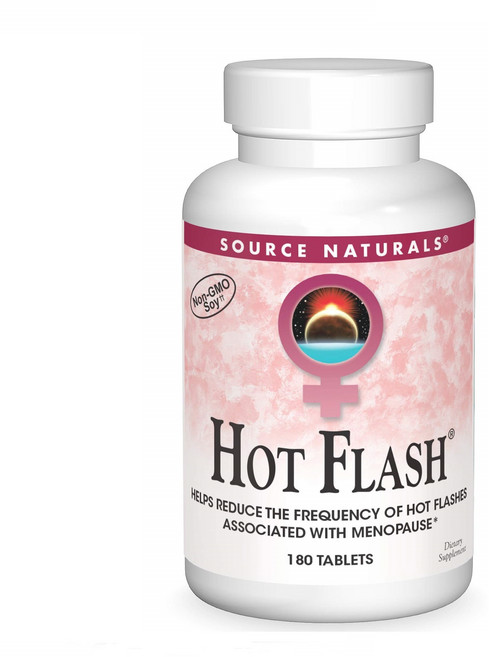 MAPEinc Source Naturals Hot Flash 갱년기 핫플래시의 빈도를 줄이 도움 180캡슐, 180카운트(1팩)