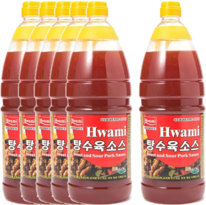 화미제당 탕수육 소스, 2kg, 6개