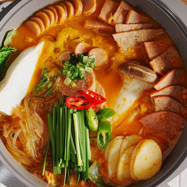 선비찬 사골부대찌개 600g X 4봉(+라면사리2봉), 4개