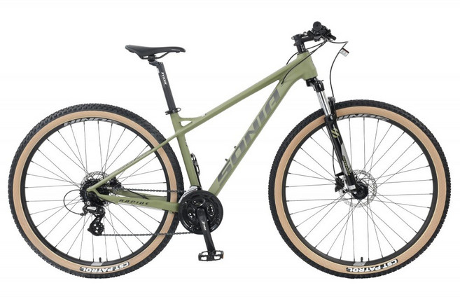소니아 라피드590 MTB 알루미늄 디스크 브레이크 14.4kg 신장 170cm~185cm, 올리브그린, 180cm, 1개