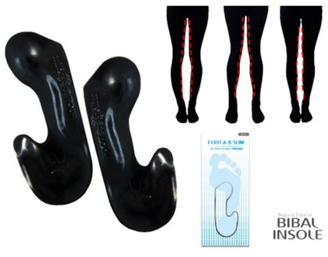 비발인솔 특허받은 오다리 휜다리 자세교정 기능성깔창 풋앤미슬림