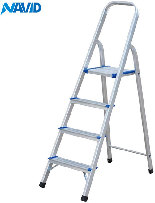 4단사다리 경량 알루미늄 가벼운 접이식 가정용 사다리 NLL04, 1개