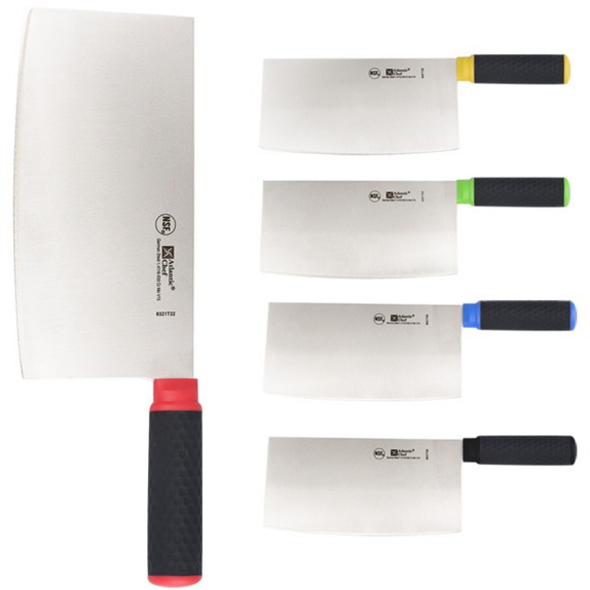 아틀란틱 쉐프 8321T 22 중식도 검정 220mm, 블랙