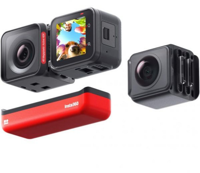 insta360 one rs 스포츠 액션 카메라 insta 360 4k 5.7k 48mp 방수 1인치 라이카 렌즈 파노라마 캠, Standalone