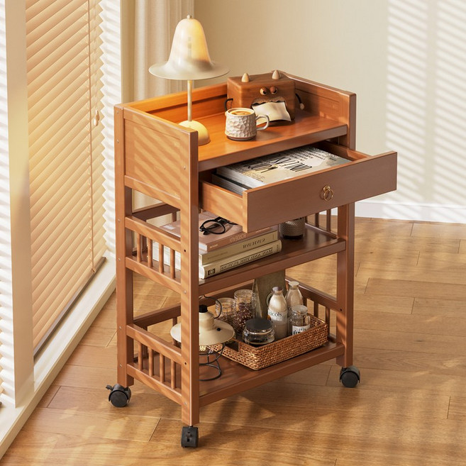 HS A Living 업그레이드 이동식 수납 선반 협탁, 3단, K2