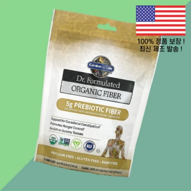 가든 오브 라이프 닥터 포뮬라 섬유 무향 6.8온스 192g Garden of Life Dr. Formulated Organic Fiber Unflavored 6.8oz, 가든 오브 라이프 닥터 포뮬라 섬유 무향 6.8온스 1 - 쿠팡